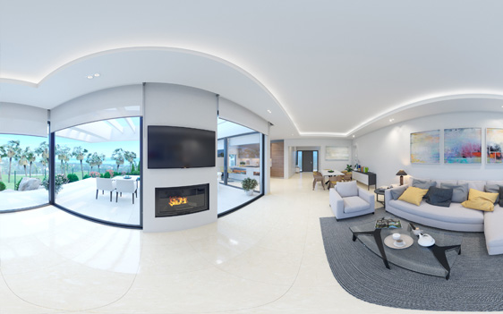 360 Rendering for the Villa house